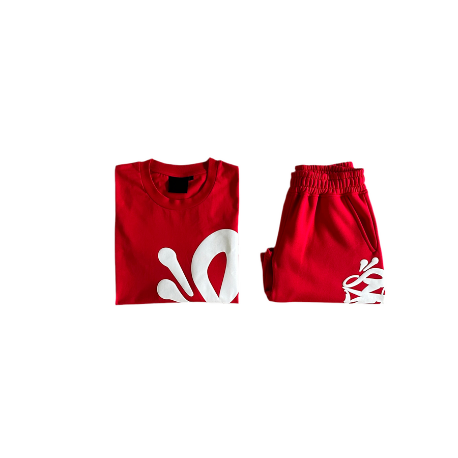 Syna World Team Syna Twinset Red T-Shirt & Shorts