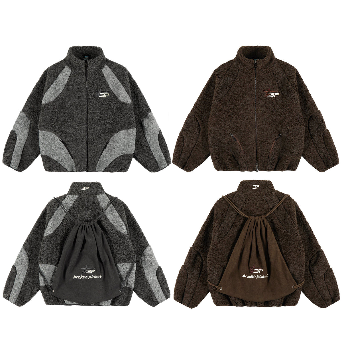 Broken Planet Fur jacket