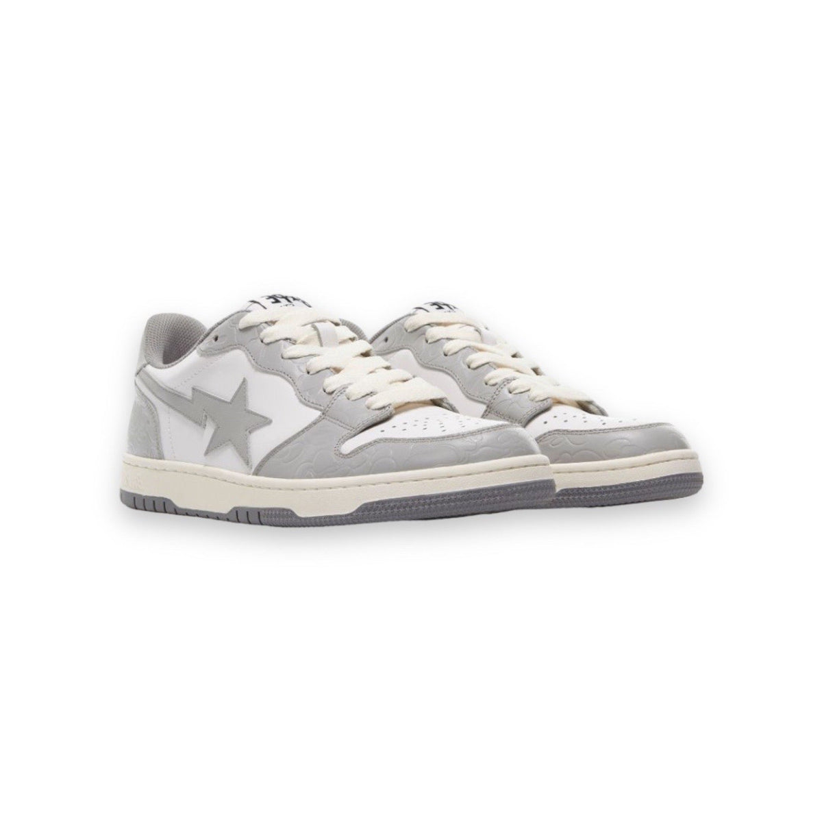 bape court sta white gray